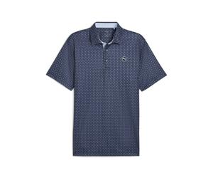 PUMA Polo da golf Pure 2.0 Circle Cat da uomo, Abbigliamento, Blu, S S