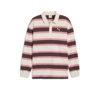PUMA Polo da rugby a maniche lunghe Wardrobe Essentials da uomo, Accessori, Marrone, XS XS