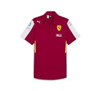 Ferrari Puma Polo Maglia UOMO Rosso Cotone SF LMH Replica 2025
