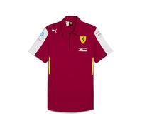 PUMA Polo da uomo Scuderia Ferrari LMH Replica, Rosso ciliegia scuro, XL