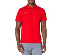 Puma Teamliga Sideline-Polo da Uomo, Taglia L, Colore: Rosso/Bianco