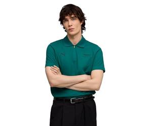 PUMA Polo in Jacquard x Aston Martin ARAMCO F1® Team da Uomo
