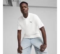 PUMA Polo in piqué WARDROBE ESS vestibilità comoda da uomo, Abbigliamento, Bianco, L L