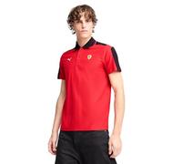 Polo Puma Scuderia Ferrari Race MT7 manica corta rosso nero - L