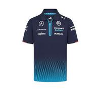 PUMA Polo Williams Racing 2024 Team da Uomo - Blu Navy - Taglia: S