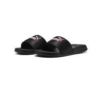 PUMA Popcat 20 Satin Princess Slide Sandal, Black-Poised Pink, 36 EU, Puma Nero Poised Pink, 35.5 EU