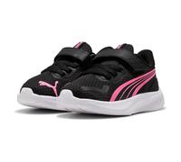PUMA Pounce AC+ Inf, Sneaker Unisex-Bimbi 0-24, Black-Posie Pink White, 21.5 EU