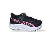PUMA Pounce AC+ Inf, Sneaker Unisex-Bimbi 0-24, Black-Posie Pink White, 25.5 EU