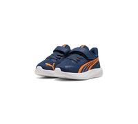 PUMA Pounce AC+ Inf, Sneaker Unisex-Bimbi 0-24, Persian Blue-Orange GLO White, 26 EU
