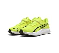 PUMA Pounce Lite AC+ PS, Scarpe da Ginnastica Unisex-Bambini, Yellow Alert Black White, 28 EU