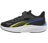 Puma Pounce Lite AC+ PS Sneaker, Black-Lime Smash-Royal Sapphire, 2.5 UK Bambino, Puma Zaffiro Royal Smash Lime Nero, 35 EU