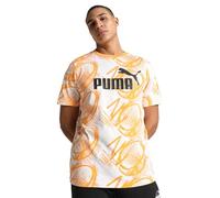 PUMA Power AOP Tee, Unisex-Adulto, Clementina, M