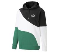 PUMA POWER Cat Hoodie TR Felpa con cappuccio da uomo COL.NERO BIANCO VERDE TG.M