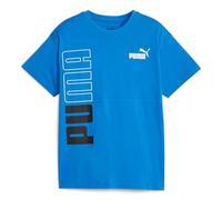 Puma Power Colorblock Tee B, Camicia Bambini e Ragazzi, Blu da Corsa