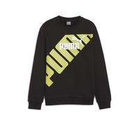 PUMA Power Graphic Crew TR B Sudore, Black, 152 Unisex-Adulto