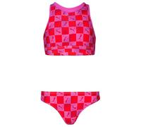 PUMA Printed Cat Set Bikini, Orchidea Elettrica/Rosso, 164 Ragazza
