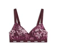 PUMA Printed Padded Reggiseno Sportivo, Rubino Combo, L Donna