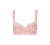 PUMA Printed Padded Top Reggiseno Sportivo, Corallo, M Donna