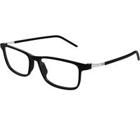 Puma PU0513O 001, Nero, Plastic, Uomini occhiali 55