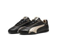 PUMA Puma Catch Soleil Metallic WHI, Scarpe da Ginnastica Donna, Puma Black-Puma Gold, 42 EU