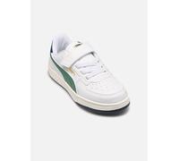 PUMA CAVEN 2.0 Retro AC+ PS, Sneaker, White-Archive Green-Warm White, 31.5 EU