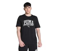 PUMA PUMA Class Graphic Tee, Magliette Unisex - Adulto, PUMA Black,