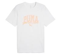 PUMA PUMA Class Graphic Tee, Magliette Unisex - Adulto, PUMA White,