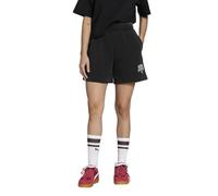 PUMA PUMA Class Washed Shorts 5" TR, Pantaloncini Lavorati a Maglia Donna, PUMA Black,