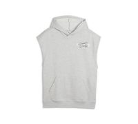 Puma Puma Crew - Felpa con Cappuccio Unisex, in Spugna Francese, Senza Maniche, Confezione da 1