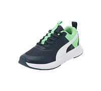 PUMA Puma Evolve Run Mesh Jr, Scarpe da ginnastica Unisex - Bambini e ragazzi, Dark Night Puma White Summer Green, 37.5 EU