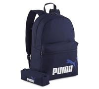 Puma Set Zaino + Astuccio Phase Blue TU Blu
