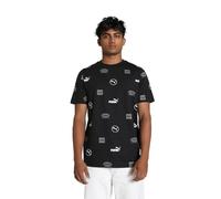 PUMA PUMA Power AOP Tee - Magliette Unisex, PUMA Black, 681739 S