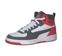 PUMA Puma Rebound JOY, Sneakers, Unisex - Adulto, Puma White/Asphalt/High Risk Red, 43 EU