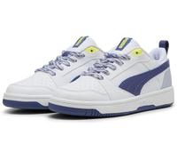 PUMA PUMA Rebound V6 Lo Flying JR - Scarpe da Ginnastica Unisex, PUMA White-Blue Crystal-Cool Weather,