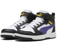 PUMA Sneaker 'Rebound' lilla scuro / arancione / nero / bianco, Taglia 33