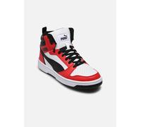 Puma Scarpe Rebound V6 Mid Jr puma white/puma black/for all time red Taglia 39