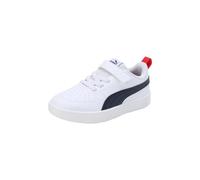 PUMA Puma Rickie Ac Ps, Scarpe da ginnastica, Unisex - Bambini e ragazzi, Bianco E Nero, 35 EU