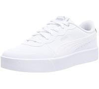 PUMA Puma Skye Clean Rare Metallic, Scarpe da ginnastica, da Donna, Bianco (Puma White-Puma White-Puma Aged Silver), 40 EU