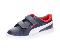 PUMA PUMA SMASH 3.0 L V PS - Scarpe da ginnastica , PUMA NAVY-PUMA WHITE-FOR ALL TIME RED,