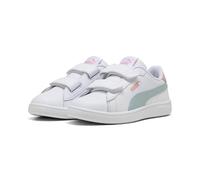 Puma Puma Smash 3.0 L V PS - Scarpe da Ginnastica Unisex, Puma White-Modern Mint-Pink Fruit,