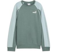 PUMA Sport Crew TR G, Felpe dell'equipaggio Bambina, Green Moon,