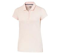 PUMA pumagolf 2020 Fusion Polo da Donna, Rosewater, XL