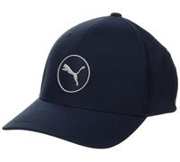 PUMA pumagolf Circle Cat Tech cap Coperchio, Blu Scuro, Taglia Unica Uomo