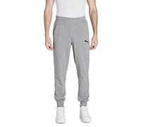 Puma PUMHB|#Puma Ess Logo Pants TR Cl, Pantaloni Tuta Uomo, Medium Gray Heather-Cat, S