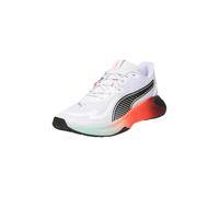 PUMA PWR Hybrid TR Cross Trainer Unisex, Puma Bianco Glowing Red Ruby Shimmer Mint Melt, 47 EU