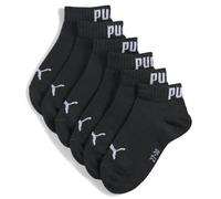 PUMA Quarter 3p, Calzini Unisex - Bambini e ragazzi, Black - New, 39-42