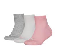 PUMA Quarter 3p, Calzini Unisex - Bambini e ragazzi, Rose Water - New, 23-26