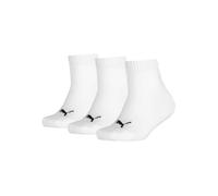 PUMA Quarter 3p, Calzini Unisex - Bambini e ragazzi, White - New, 27-30