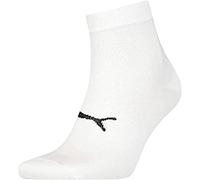 PUMA Quarter Calzini, Bianco, 43-46 (Pacco Da 2) Unisex-Adulto