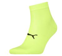 PUMA Quarter Calzini, Giallo, 39-42 (Pacco Da 2) Unisex-Adulto